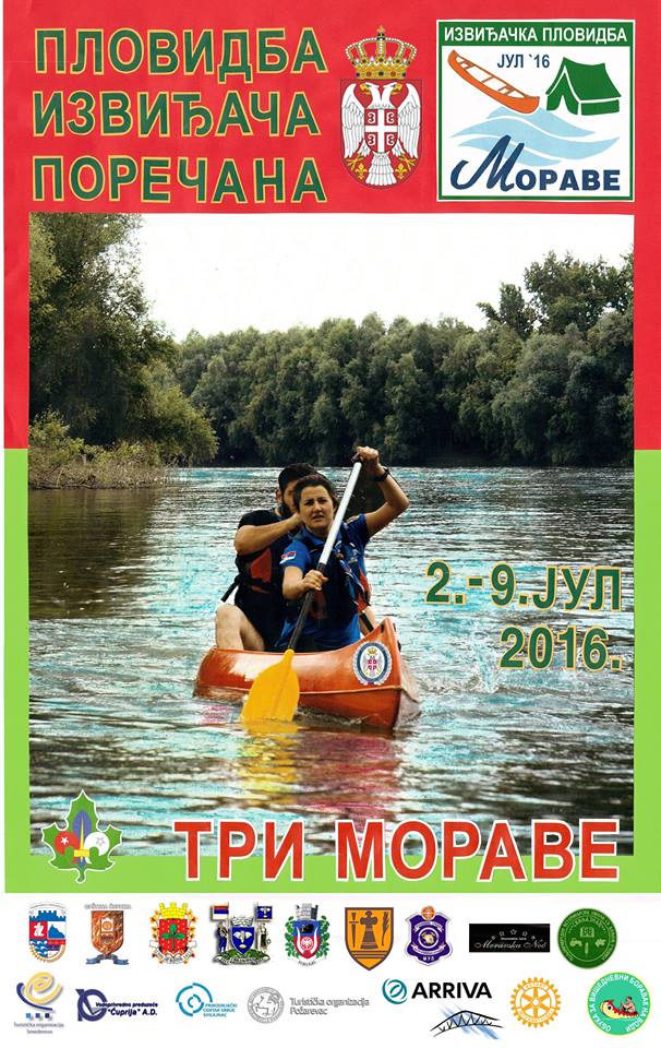 IZVIĐAČKA PLOVIDBA – TRI MORAVE 2.-9.JUL 2016.